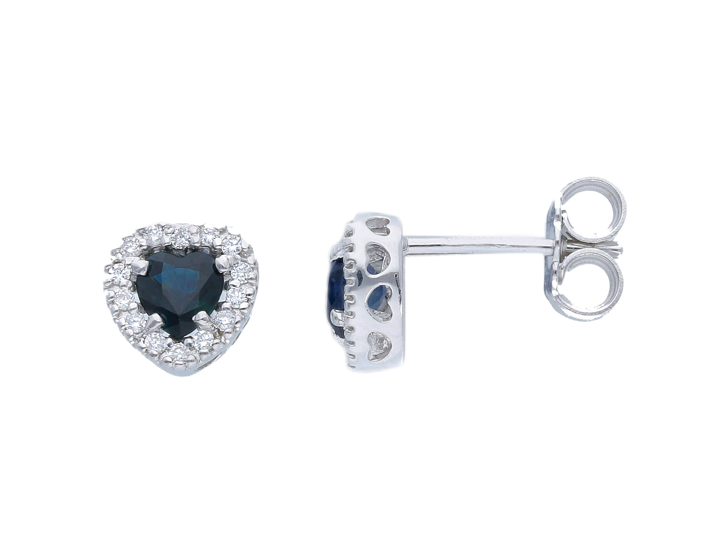 Blue Gold Sapphire and Diamond Earrings BELLE EPOQUE Art. 262629ZB