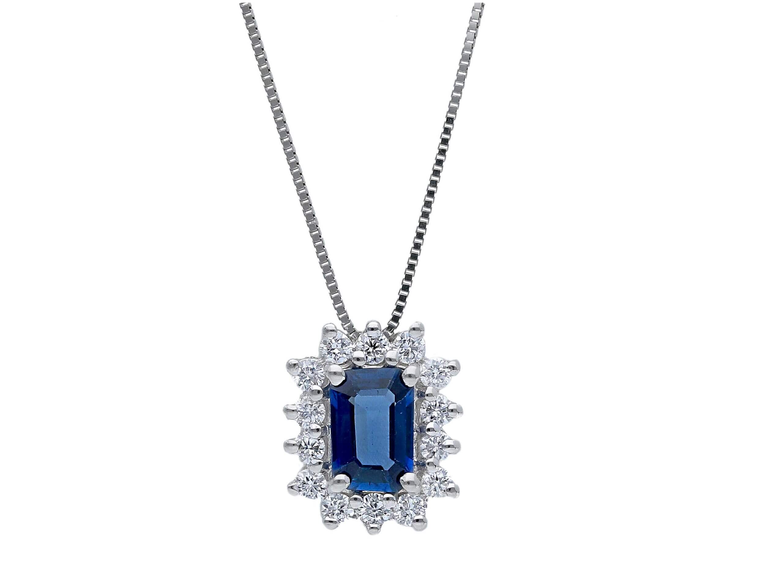Sapphire and diamond pendant BON TON ART.166908