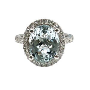 Anello Acquamarina e Diamanti BELLE EPOQUE Art.328190RW