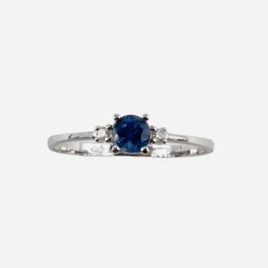 Sapphire and diamond ring in white gold GEMS ART.AN2989