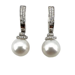 Orecchini perle oro bianco 750% Art.ORP263