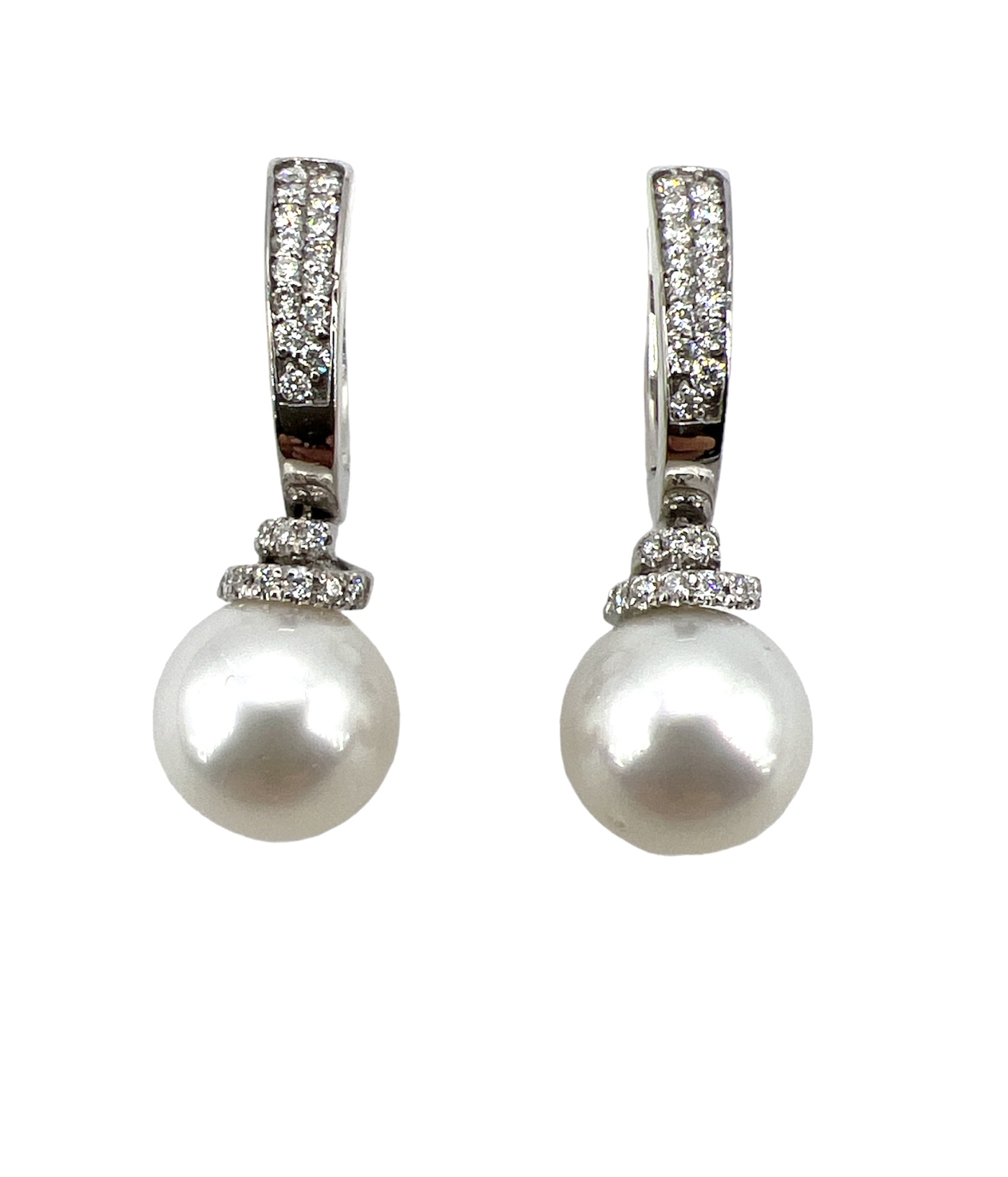 Orecchini perle oro bianco 750% Art.ORP263