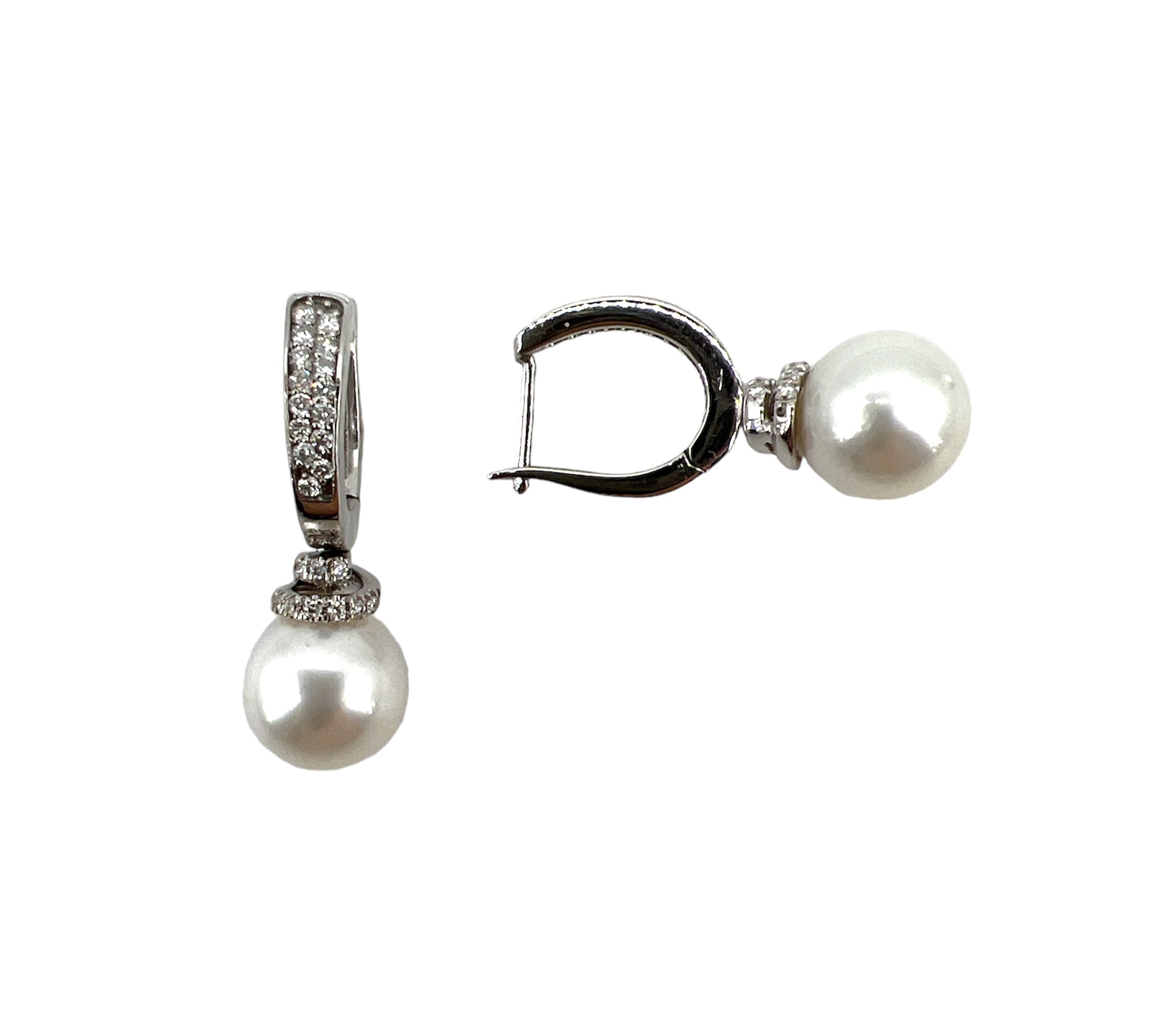 Orecchini perle oro bianco 750% Art.ORP263
