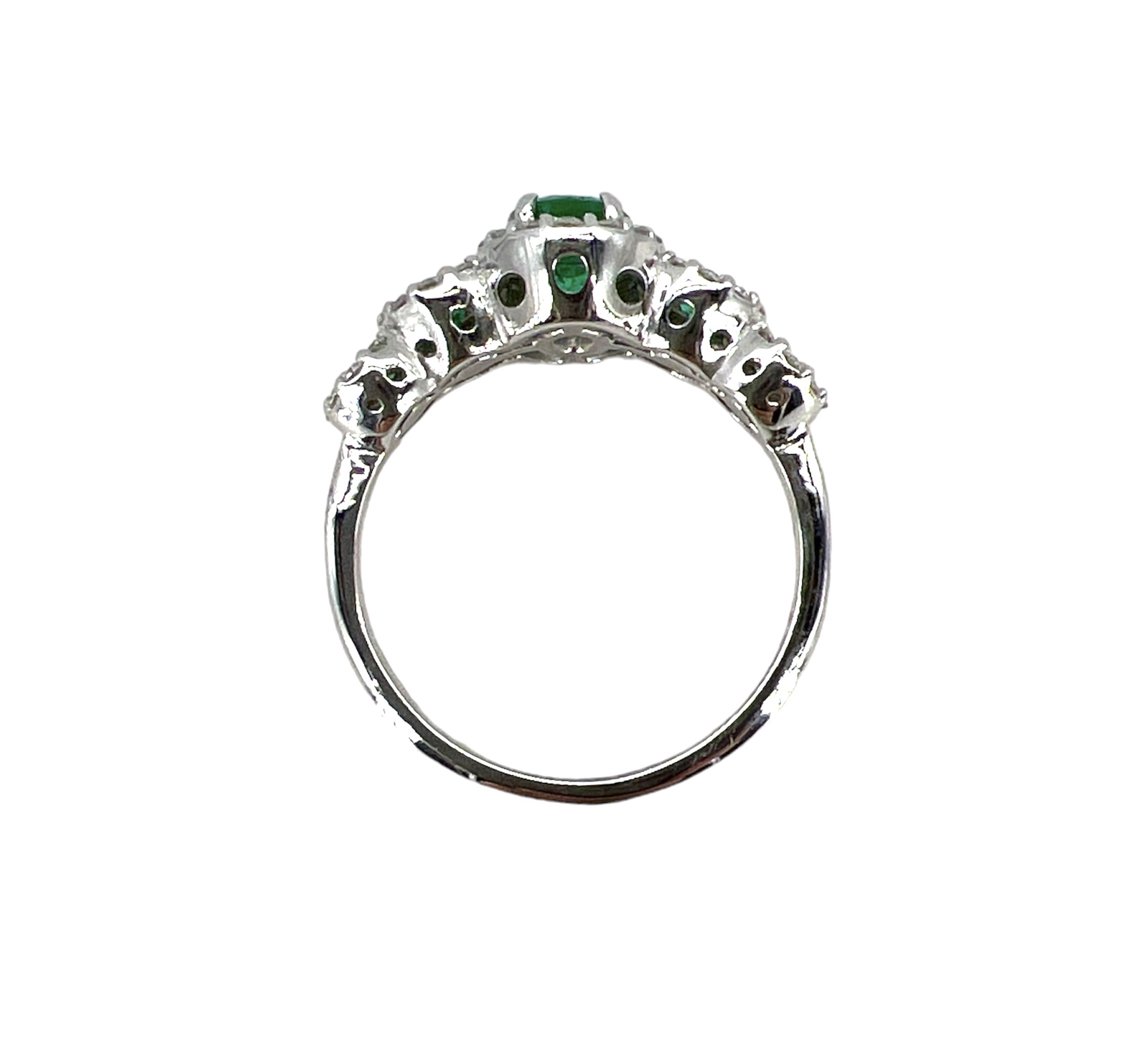 Anello veretta smeraldi e diamanti BELLE EPOQUE ART. AN2273-1