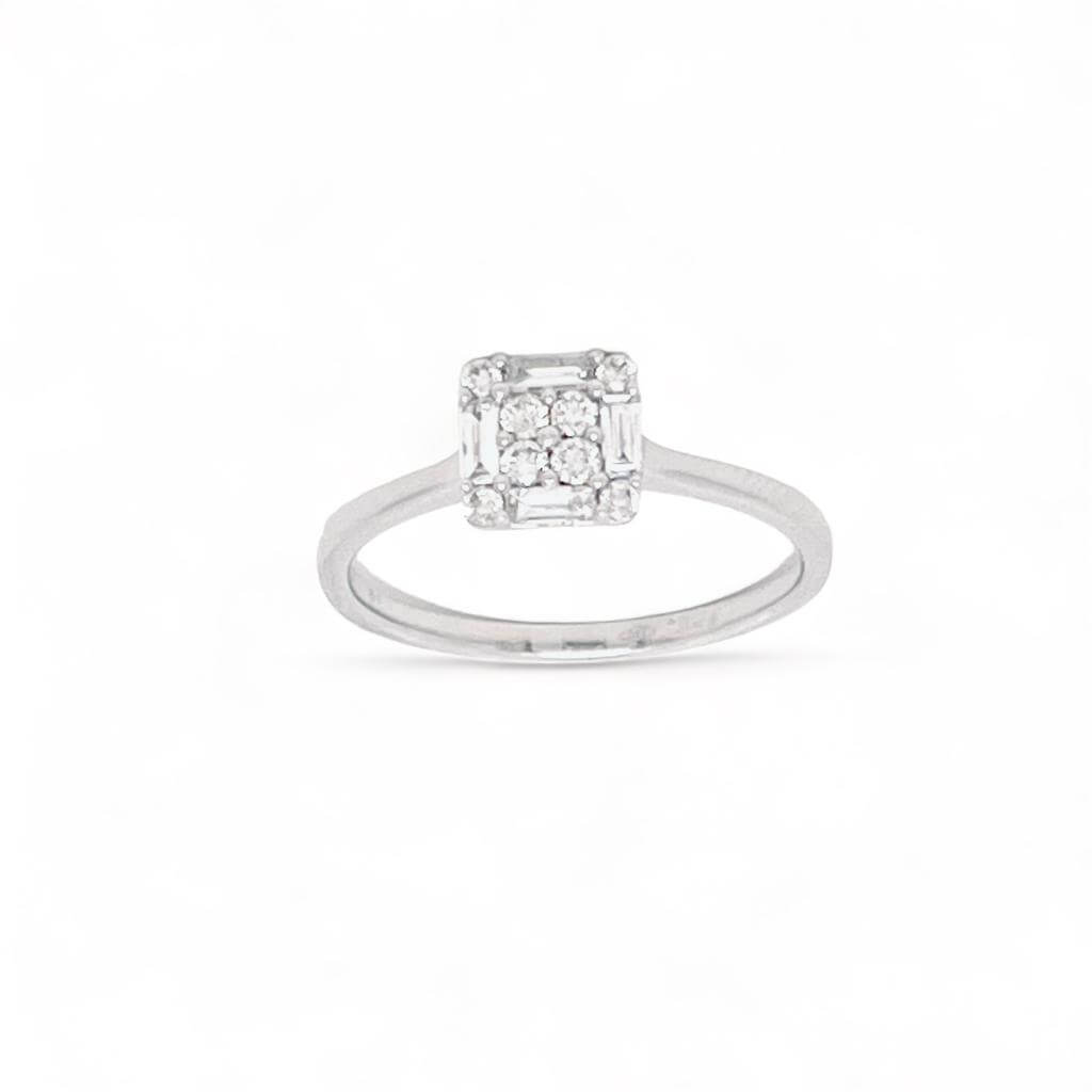 NARCISSUS Gold Diamond Solitaire Ring Art.R46664-17