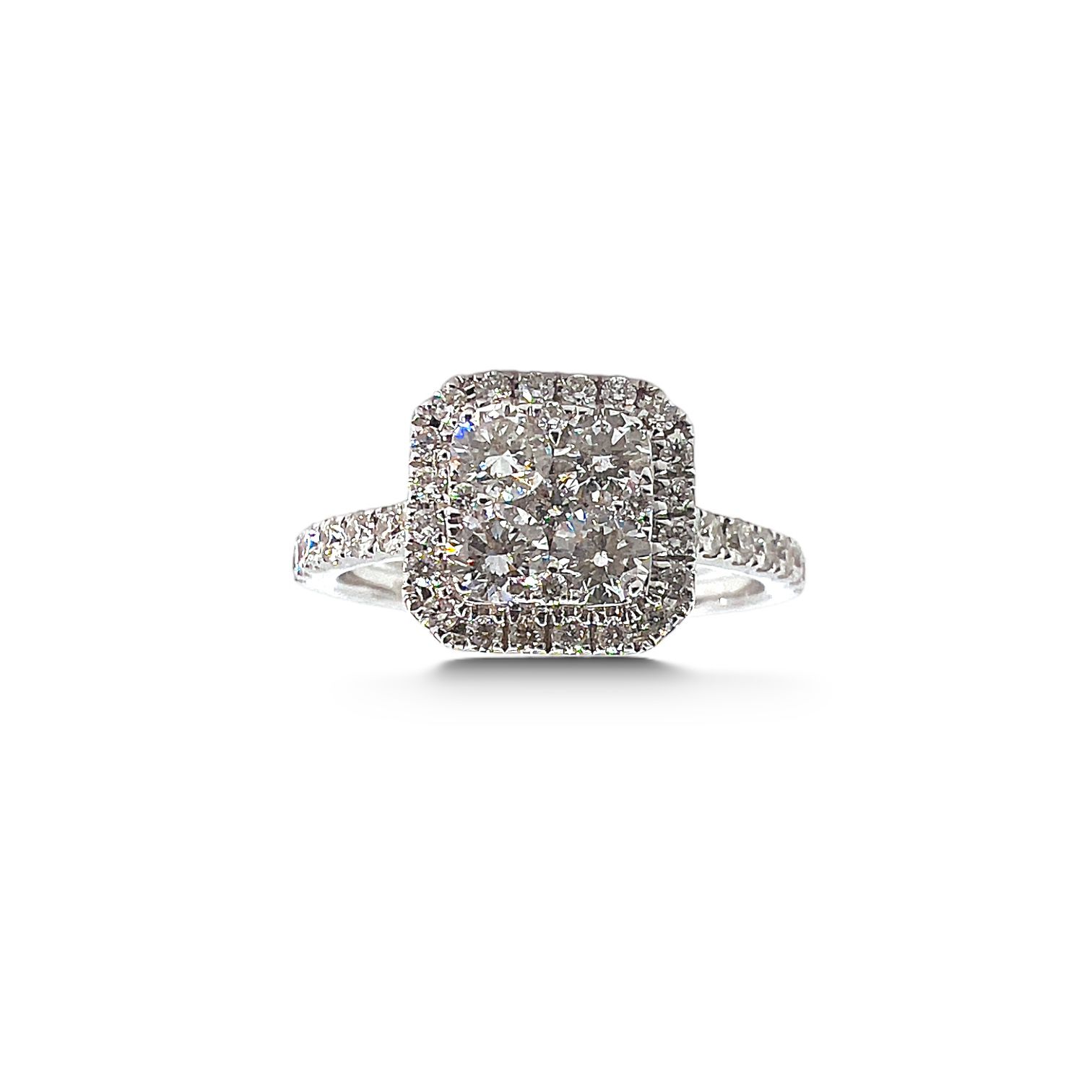 Solitaire ring gold and diamonds art.100796RW