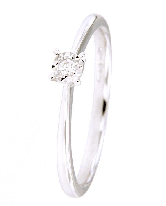 Solitaire ring DREAM of diamonds in white gold Art.R02580WA01
