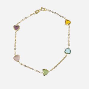 Bracciale ametista,topazio,quarzo,  Art. MASBR08