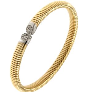 Bracciale oro e diamanti TUBO GAS Art.5779