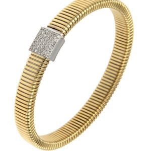 Bracciale oro e diamanti TUBO GAS  Art. 5791