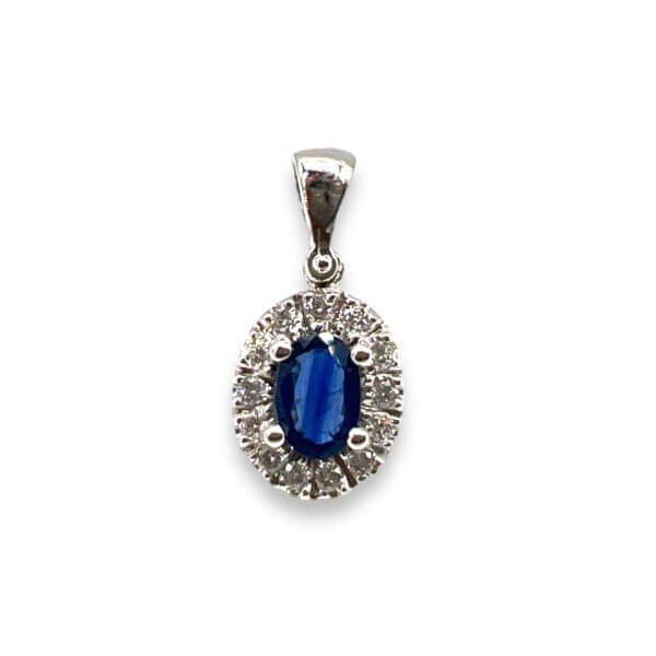 Sapphire and diamond pendant BELLE EPOQUE art. CD719