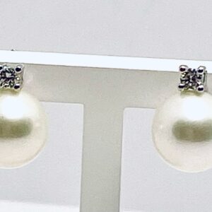 Orecchini di perle e diamanti art.ORP243-1