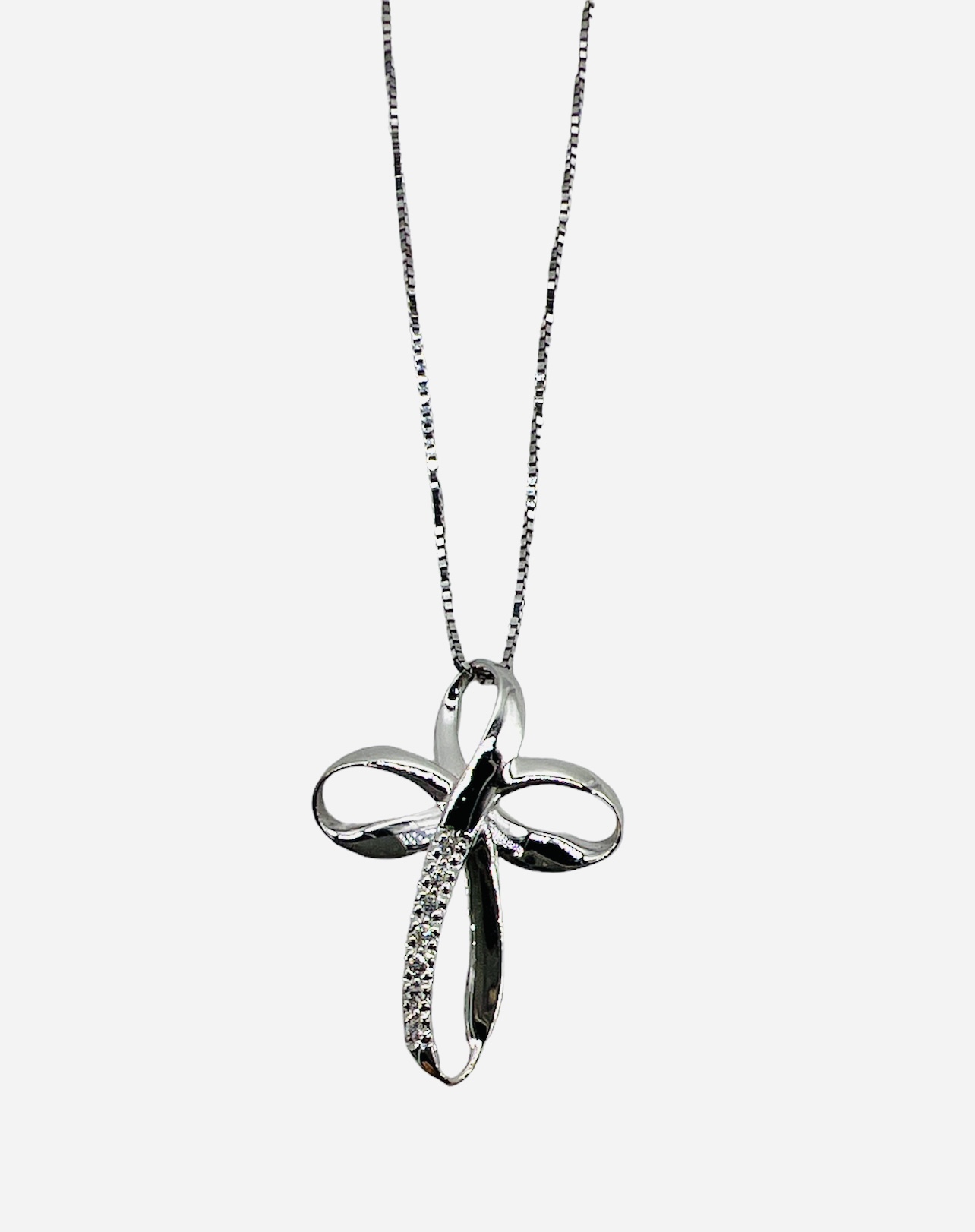 Pendente croce con diamanti art.CC1534