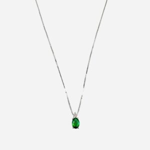 Emerald pendant and gold diamonds GEMS art. 7692/CS