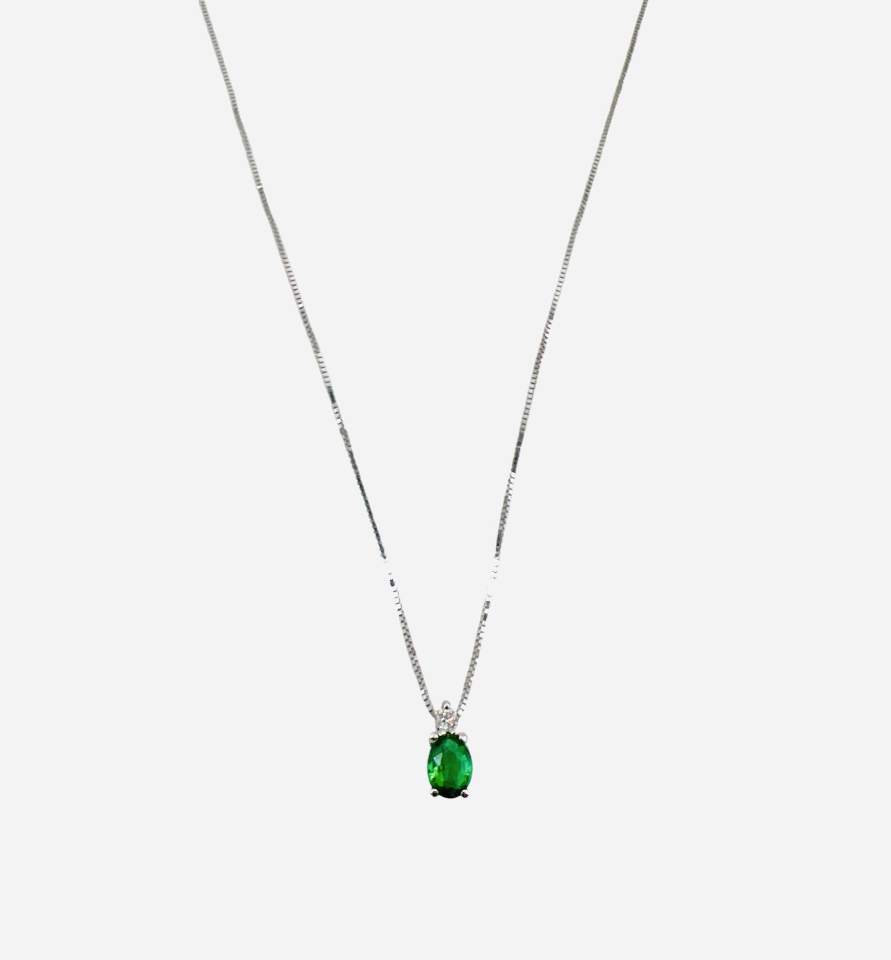 Emerald pendant and gold diamonds GEMS art. 7692/CS