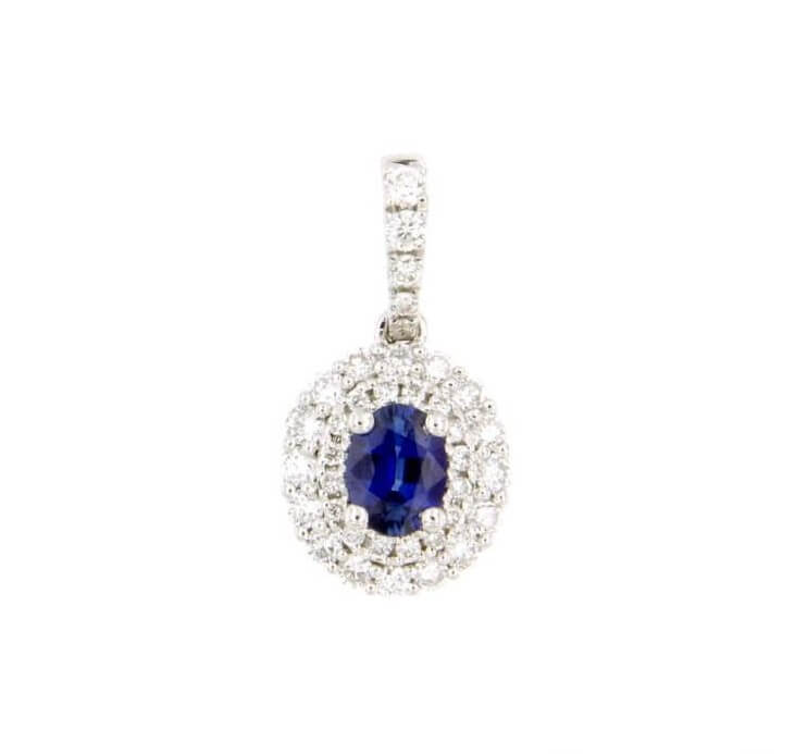 BELLE EPOQUE Gold and Diamond Sapphire Pendant Art. PFA5863