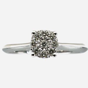 Anello solitario oro e diamanti SETA Art. BS30164R-4