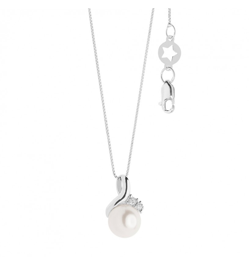 GLP610 Ladies Comete Gioielli Pearls of Love Necklace