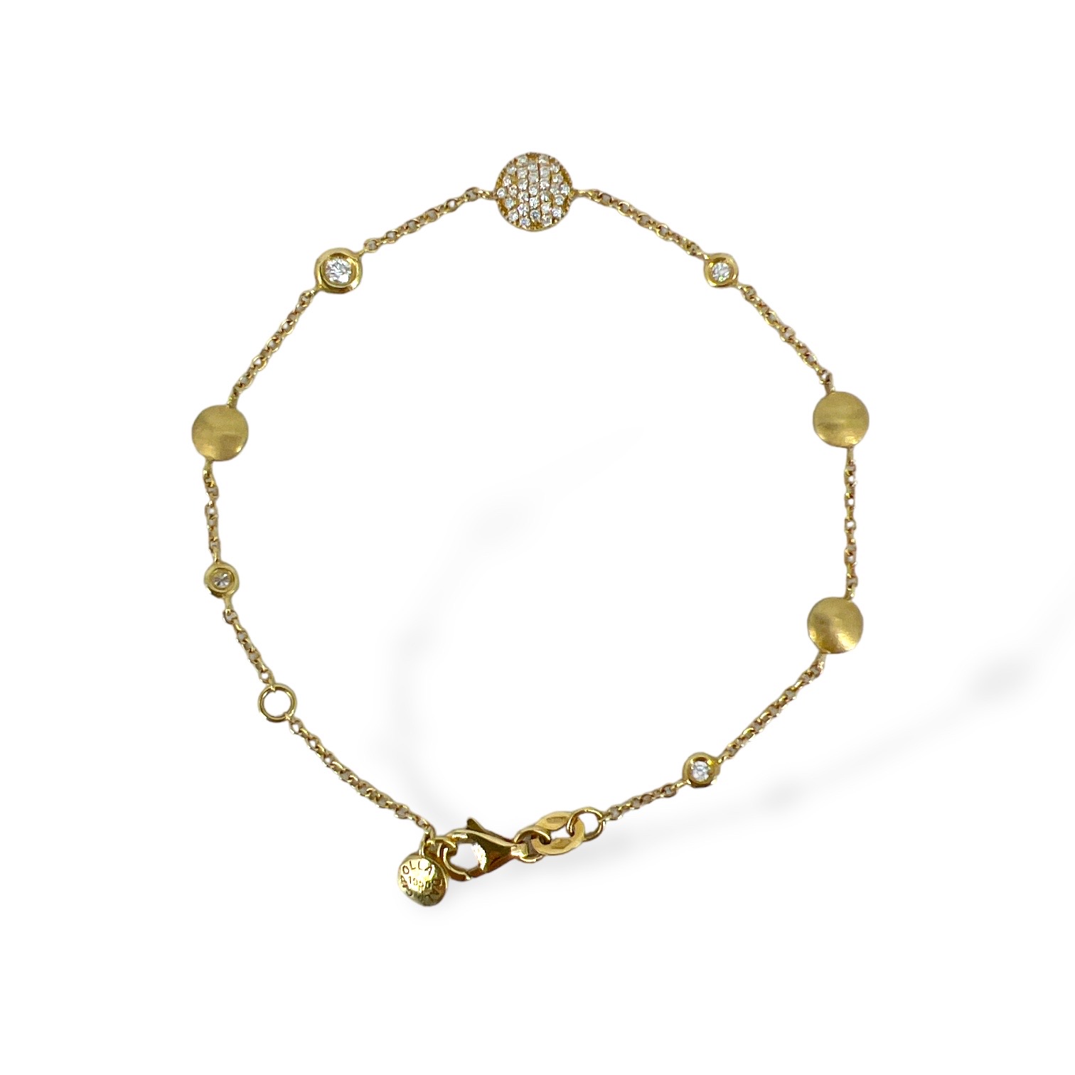 Gold and diamond bracelet Art. 0133BR