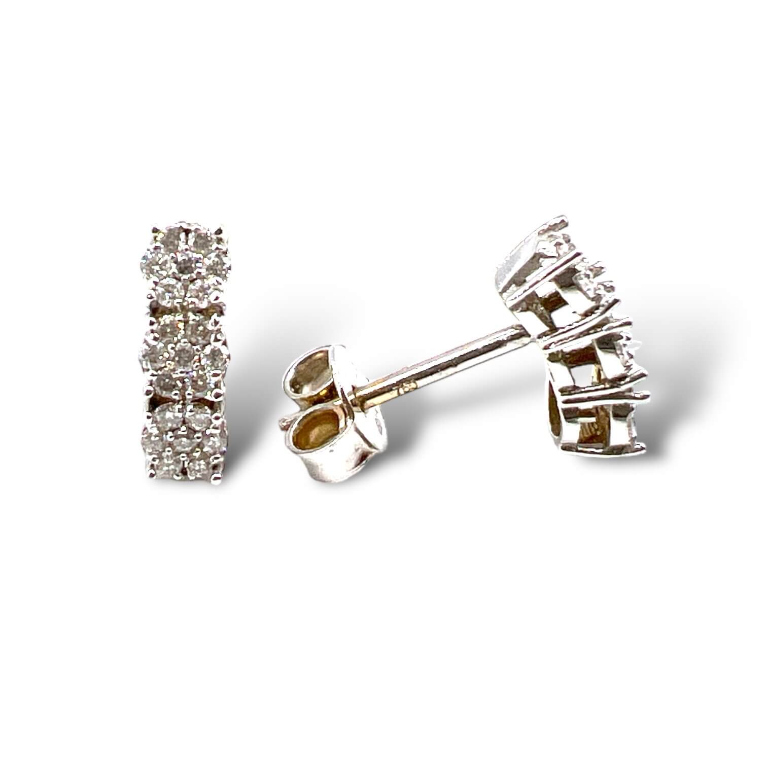 Trilogy Gold and Diamond Earrings NARCISO Art. OR422