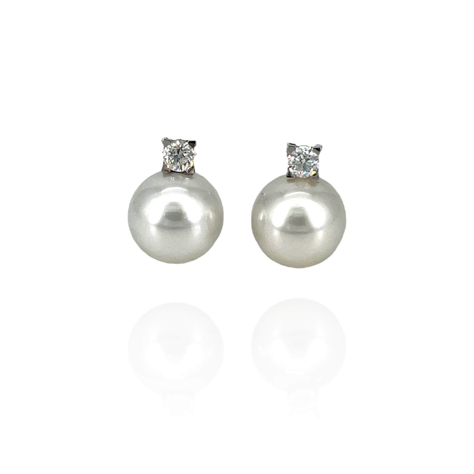 Australian Pearl Earrings White Gold 750% Art.ORP278