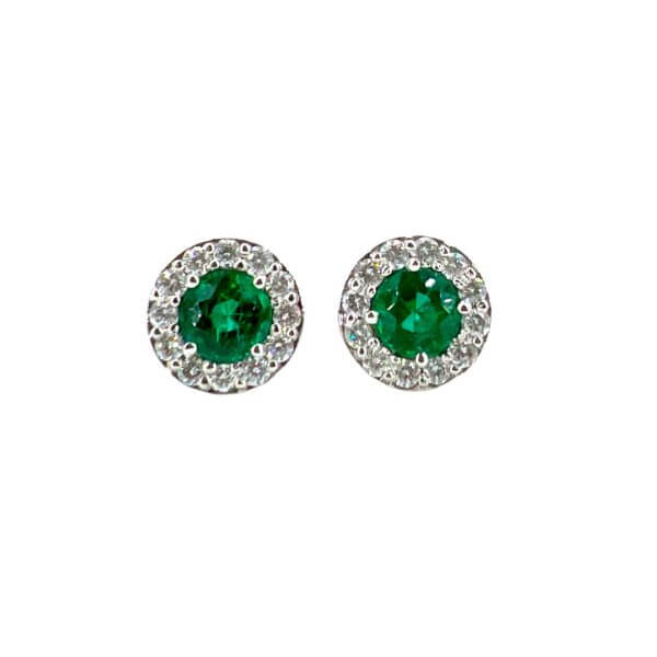 Emerald Diamonds and Gold Earrings BELLE EPOQUE Art. ORSM01