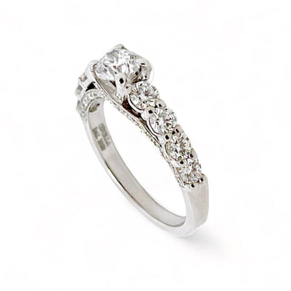 Anello solitario di diamanti certificato GIA america art. 544/A