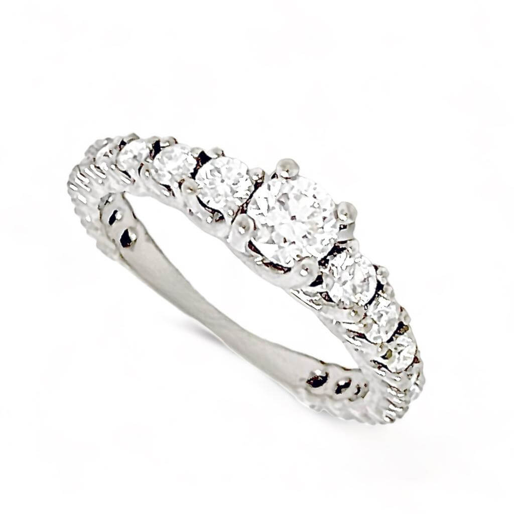 EROS diamond veretta solitaire ring art.AN2073