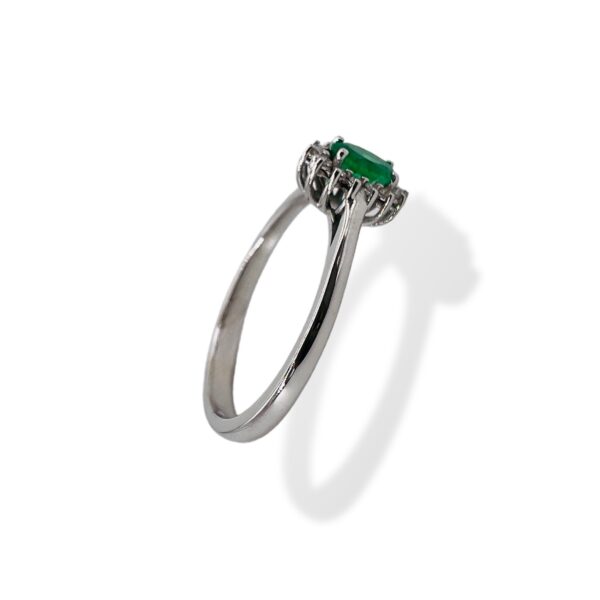 Anello con smeraldo e diamanti BON TON art. AN2695-1
