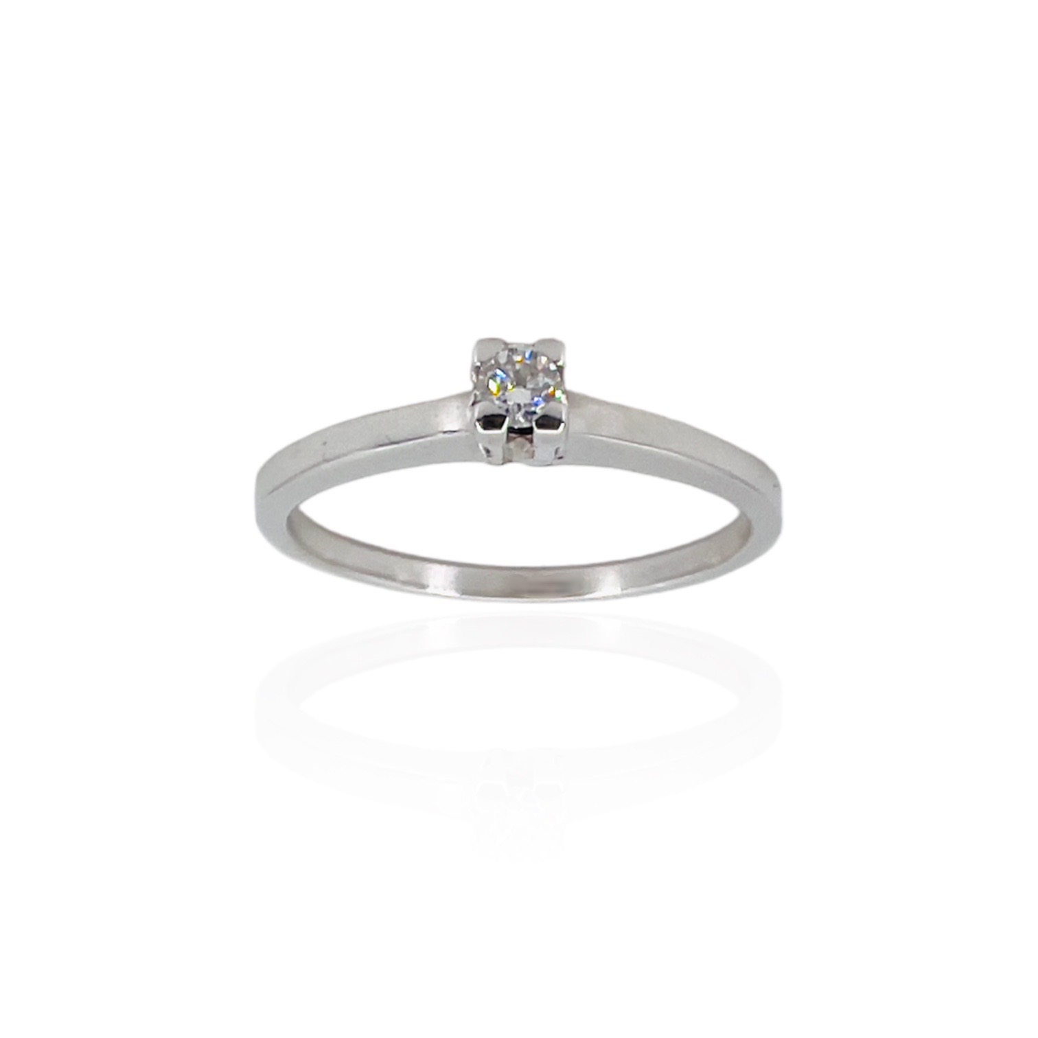 Solitaire ring DREAM diamonds white gold Art. AN1944