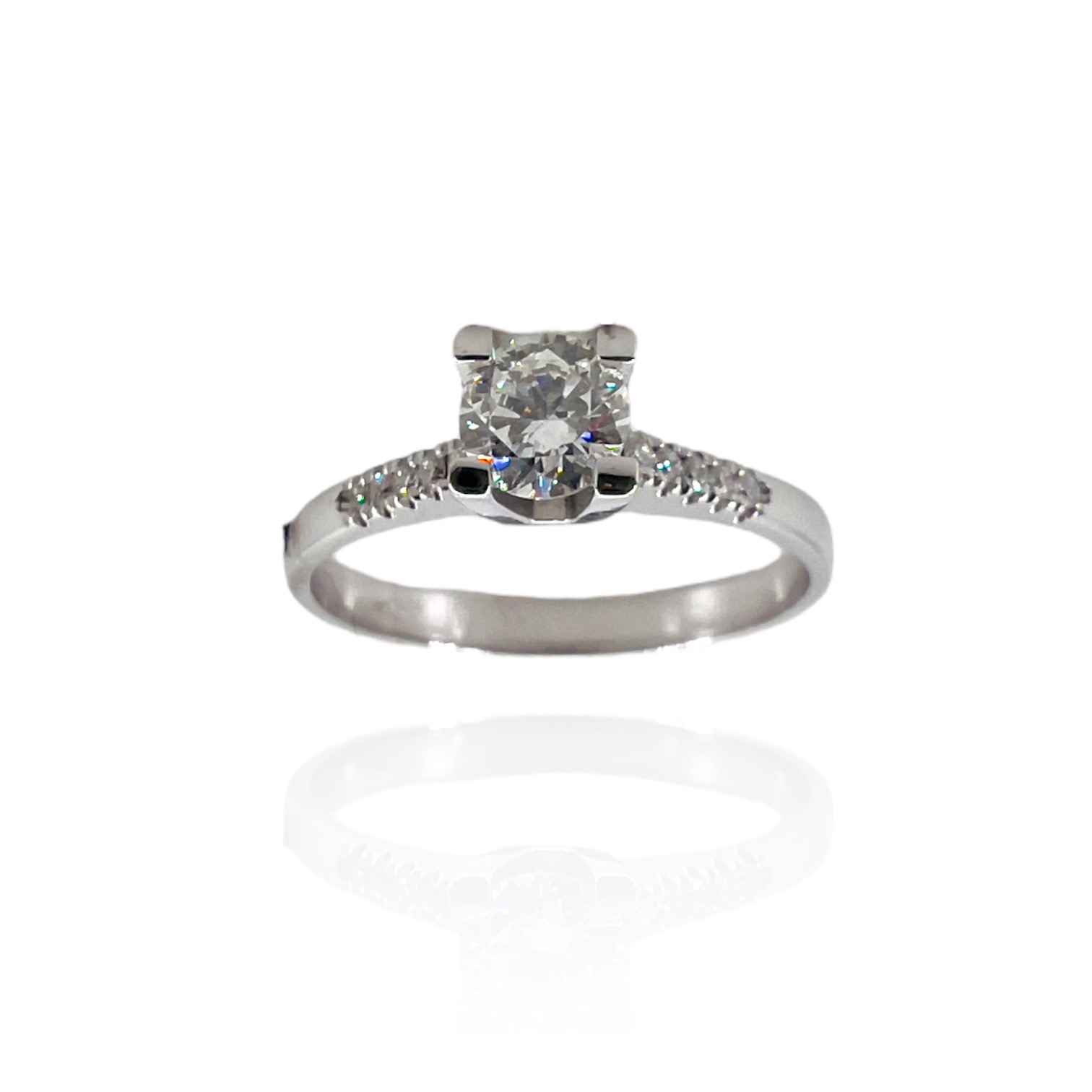 Solitaire ring DREAM diamonds white gold Art. AN2501-2