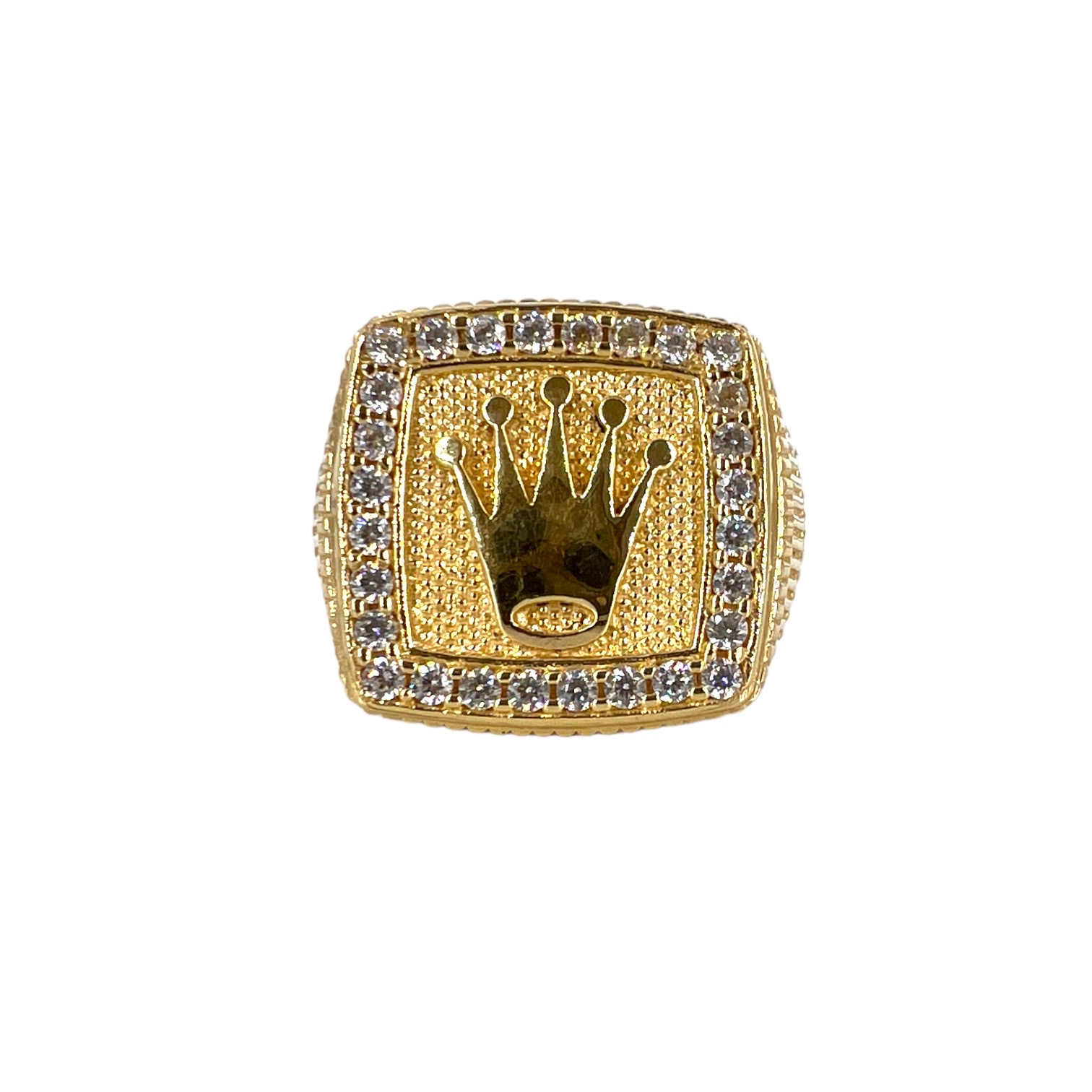 Men’s yellow gold rapper ring Art. ANROX
