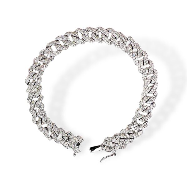 Bracciale uomo rapper oro e diamanti art. 250087