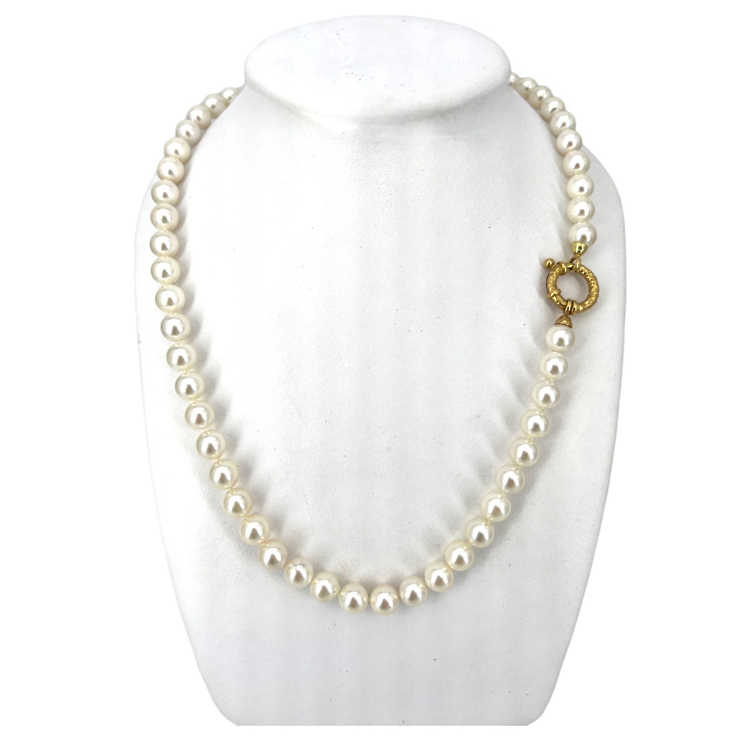 Girocollo filo di perle Akoya susta in oro  Art. 38163