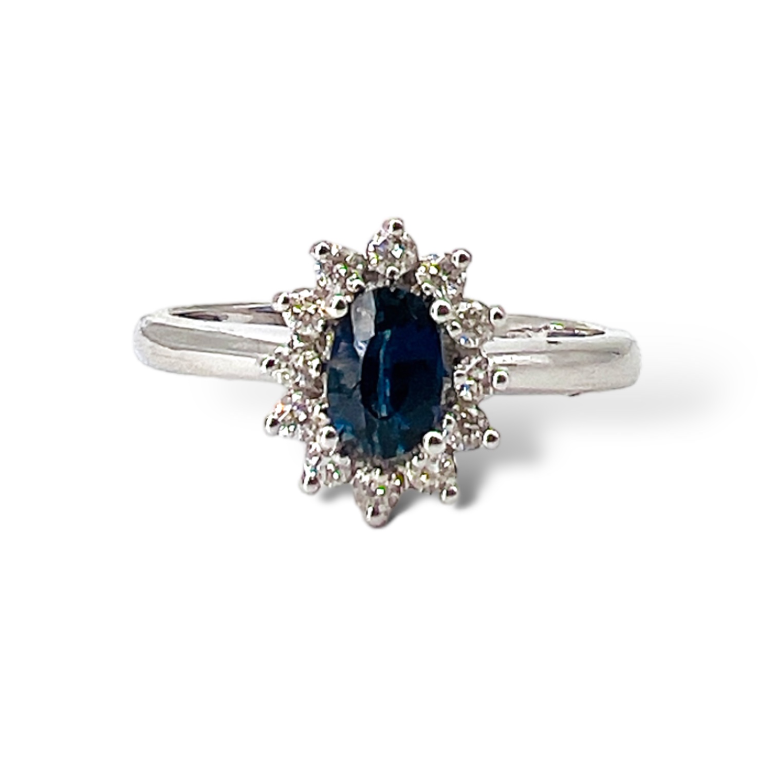 Sapphire diamond gold ring BON TON Art. AN1762-1