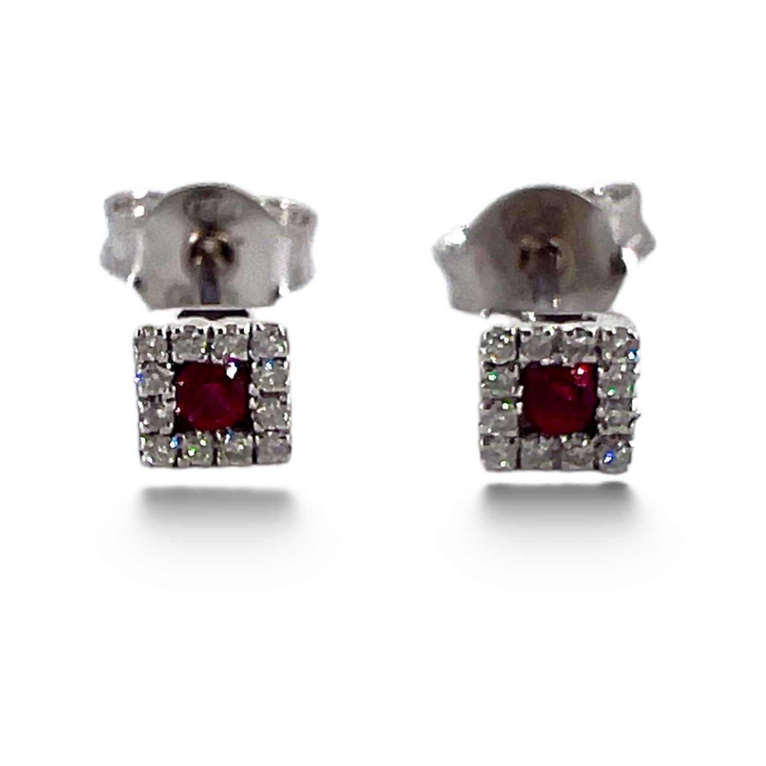BELLE EPOQUE ruby gold and diamond earrings art. 7642/ORR