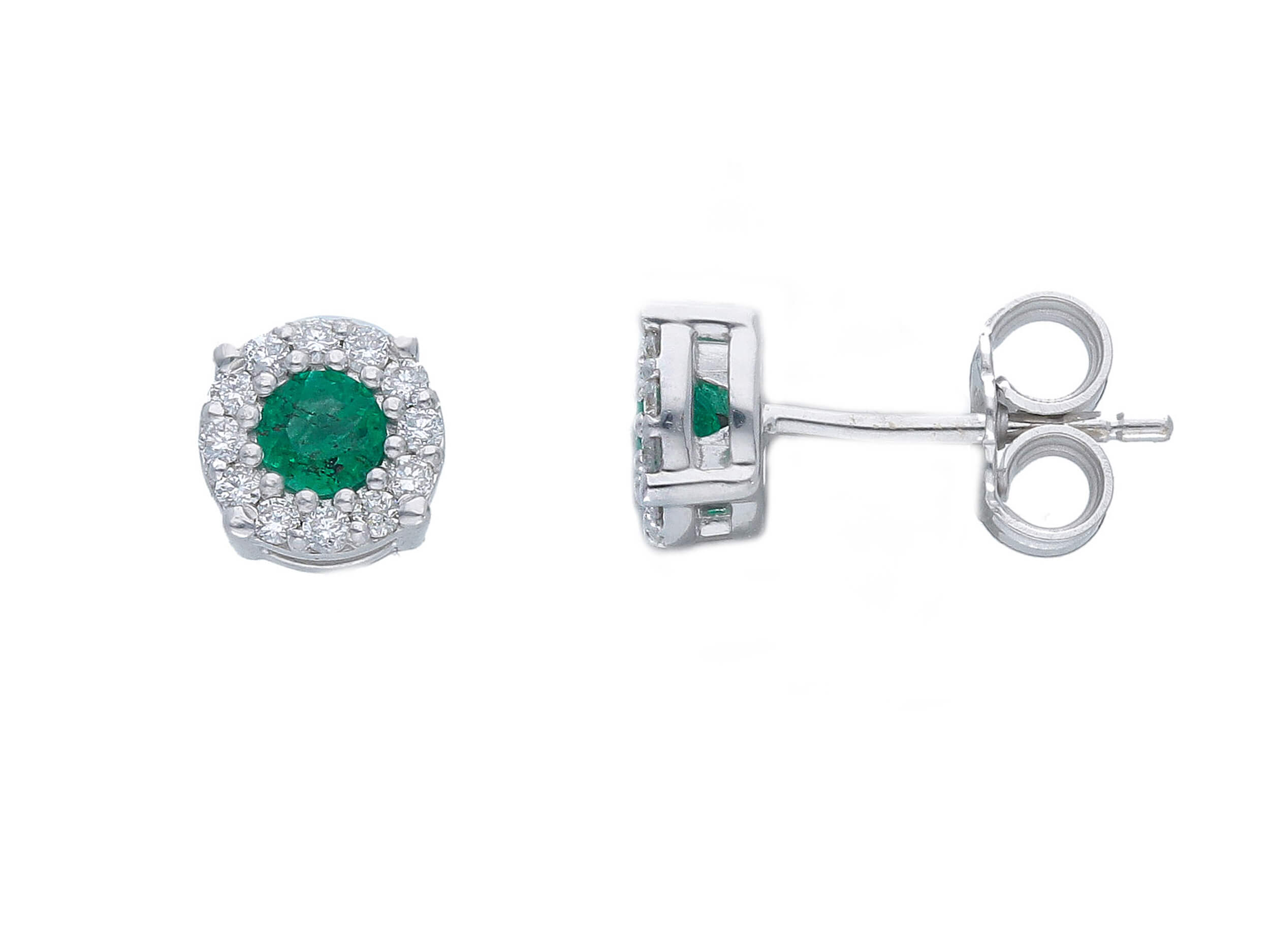 Orecchini smeraldo e Diamanti BELLE EPOQUE Art. CIP264856SB