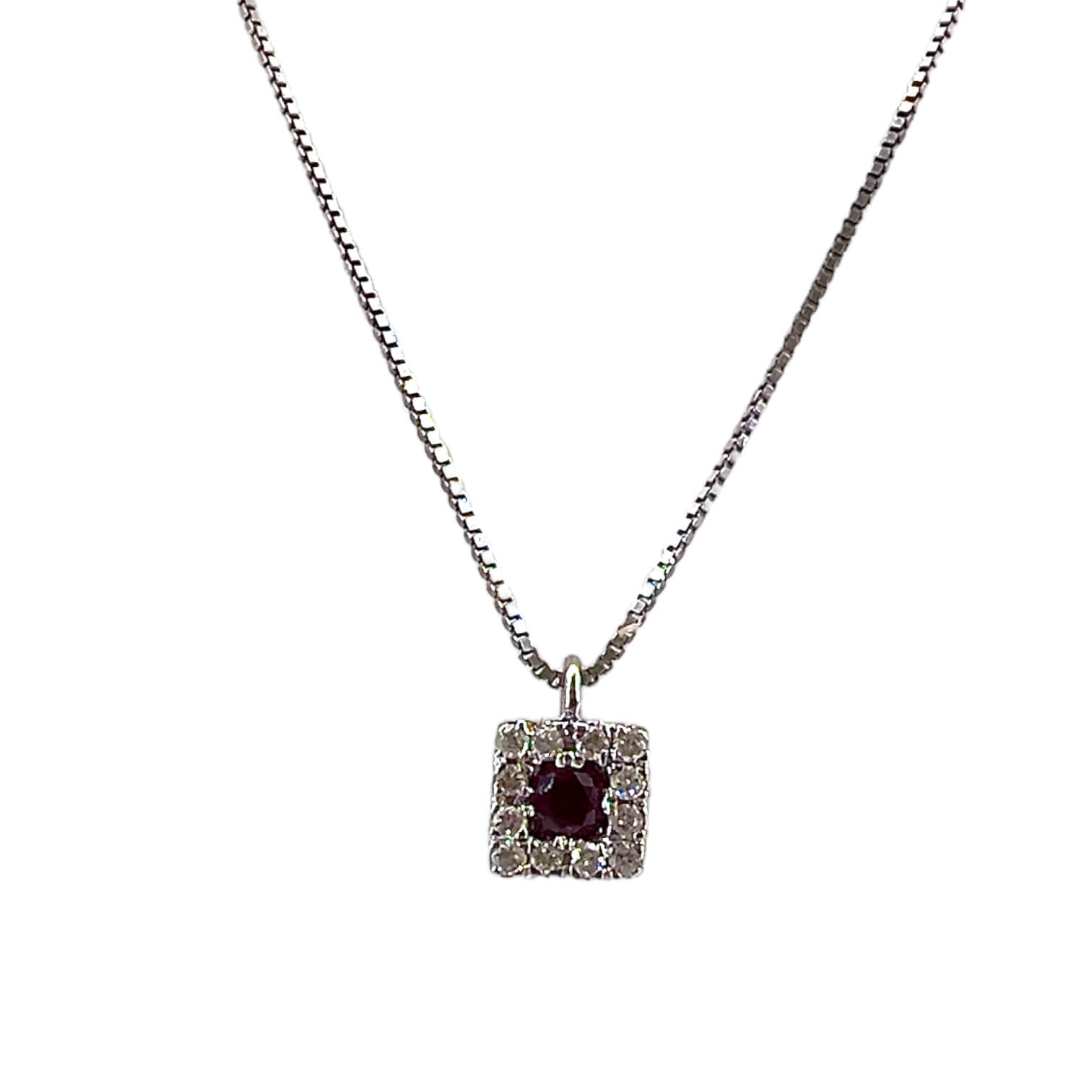 BELLE EPOQUE ruby and diamond pendant art. 7642/R
