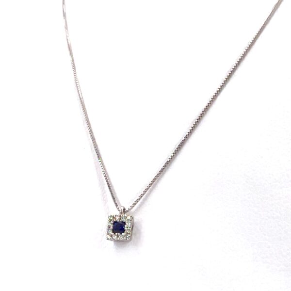 SAPPHIRE pendant and diamonds BELLE EPOQUE art. 764/Z