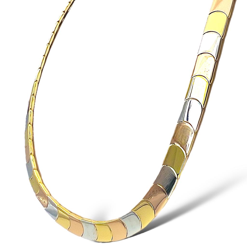 Necklace 3 gold colors art. RAD500