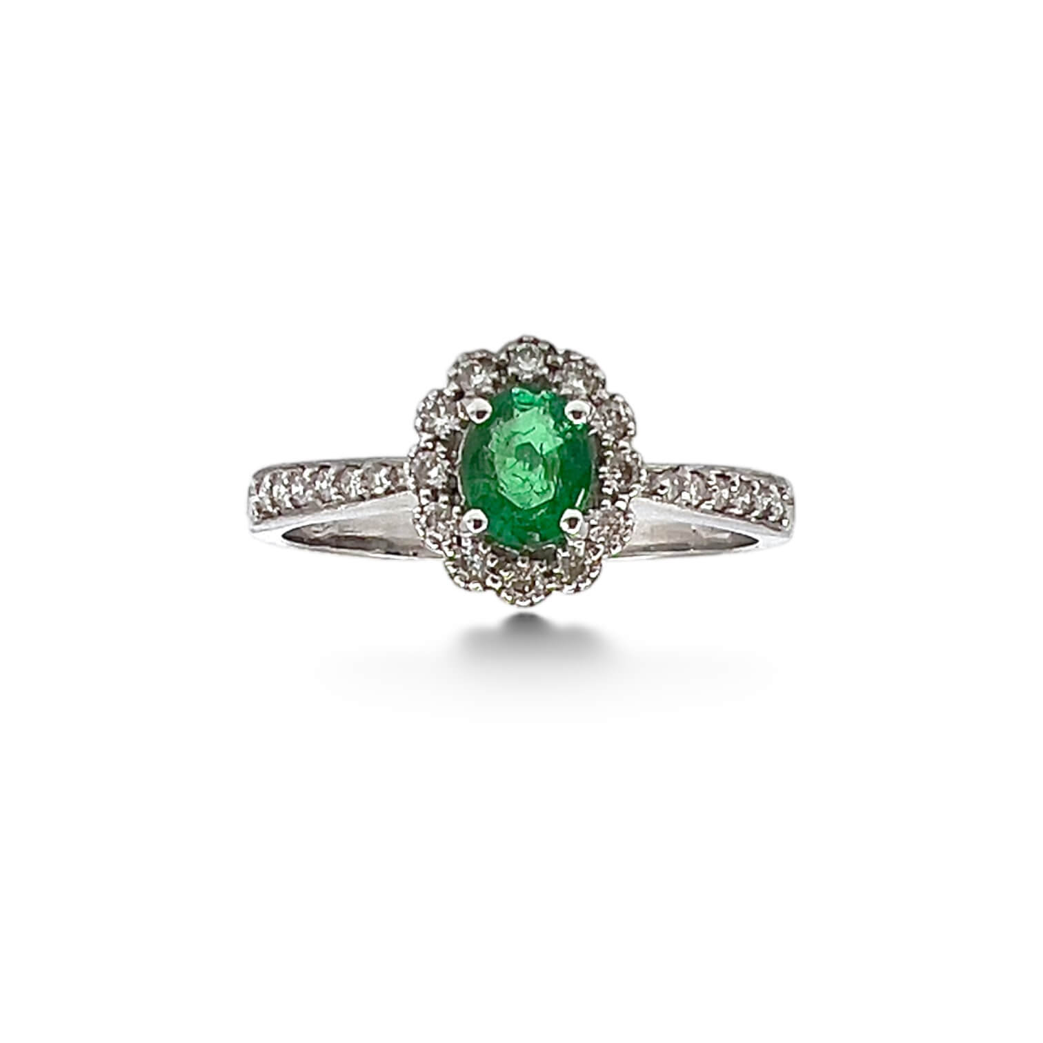 BELLE EPOQUE gold and diamond emerald ring art. AN2929-1