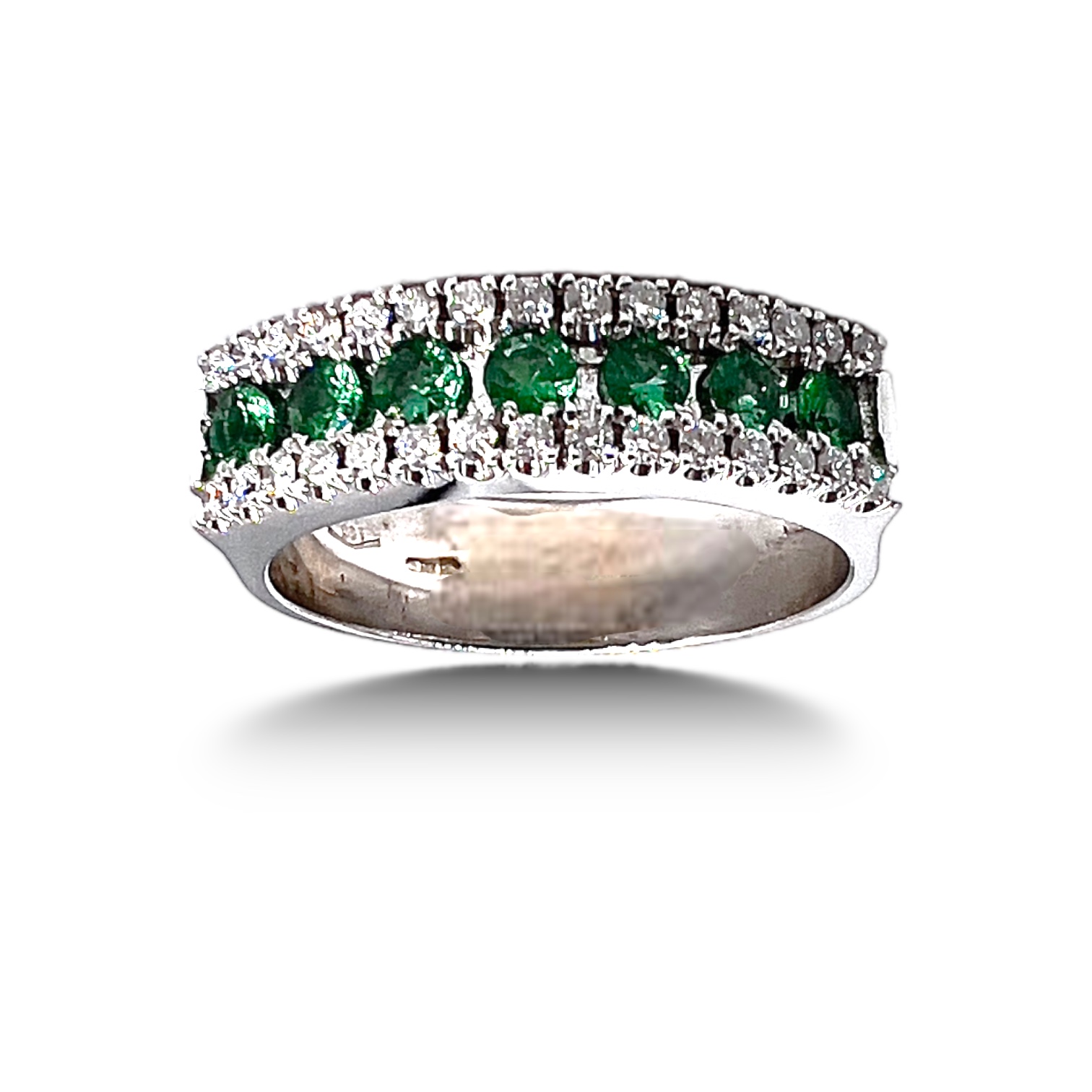 Emerald and diamond ring BELLE EPOQUE art. AN1166