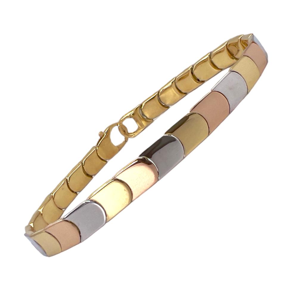 Bracelet 3 colors of gold art. RAD501