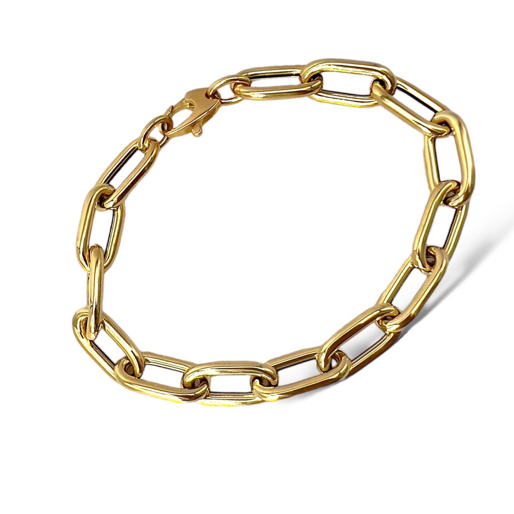 Gold chain bracelet art. BRCATENA