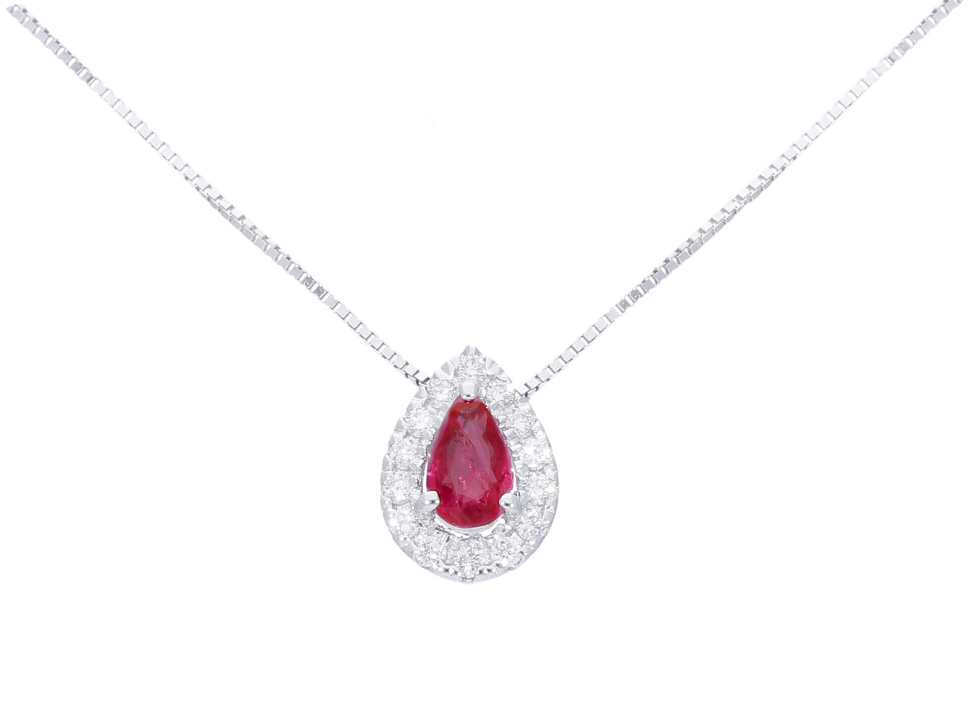 Ruby and diamond pendant art. 225825