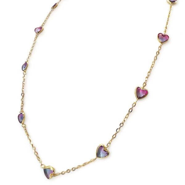 Necklace with quartz chain, Art. MAS013