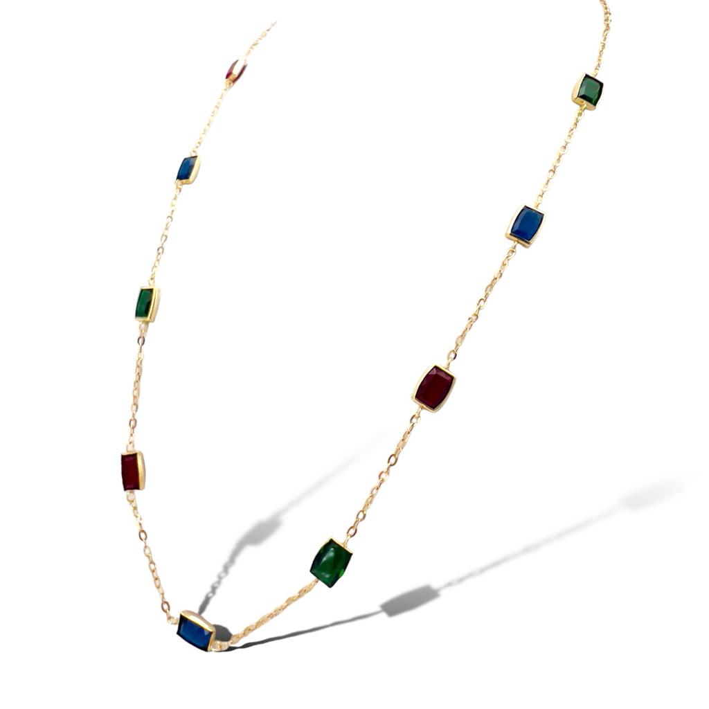 Necklace with quartz chain, Art. MAS011