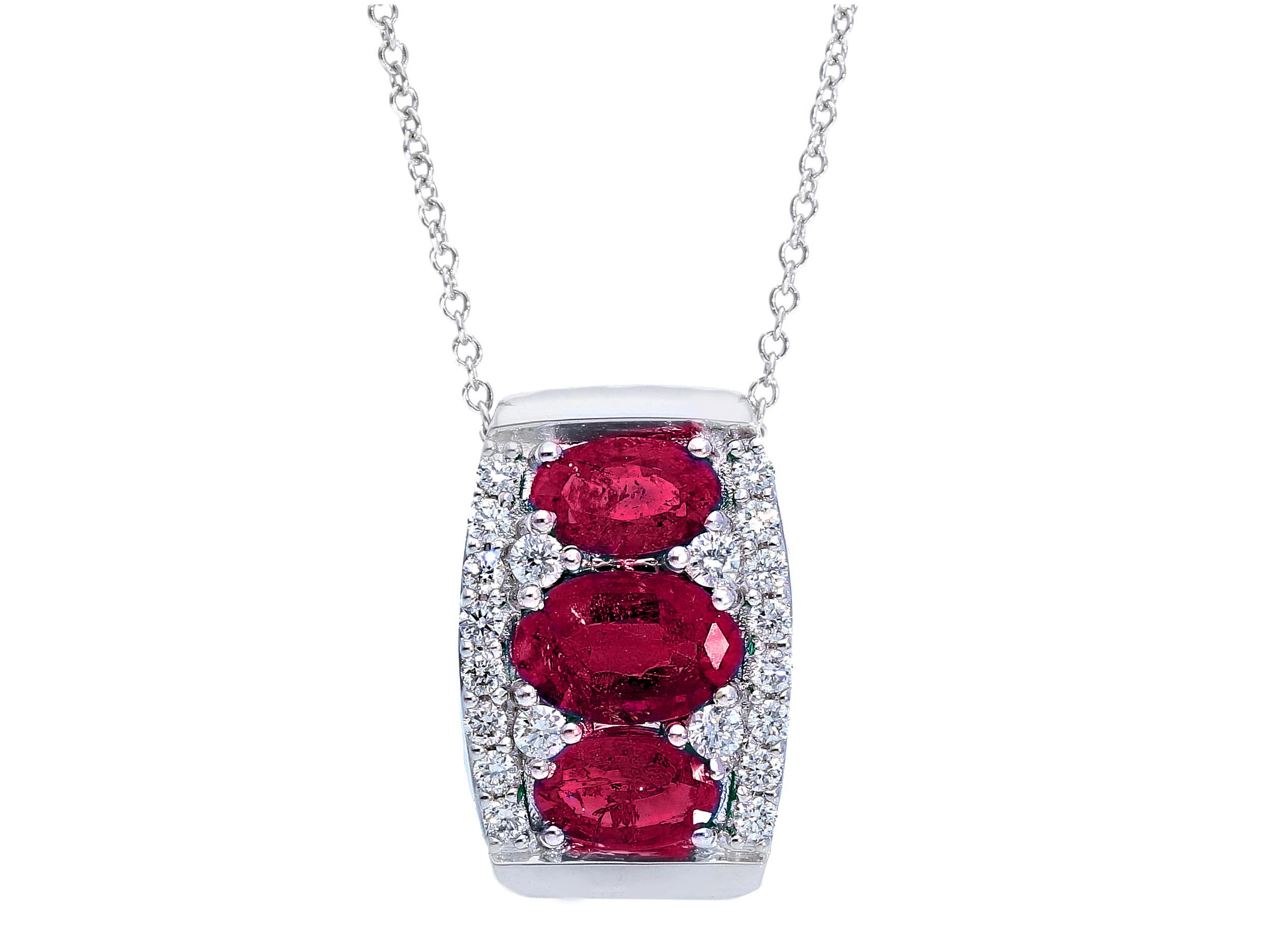 Pendente rubini oro e diamnti GEMME Art. 234416