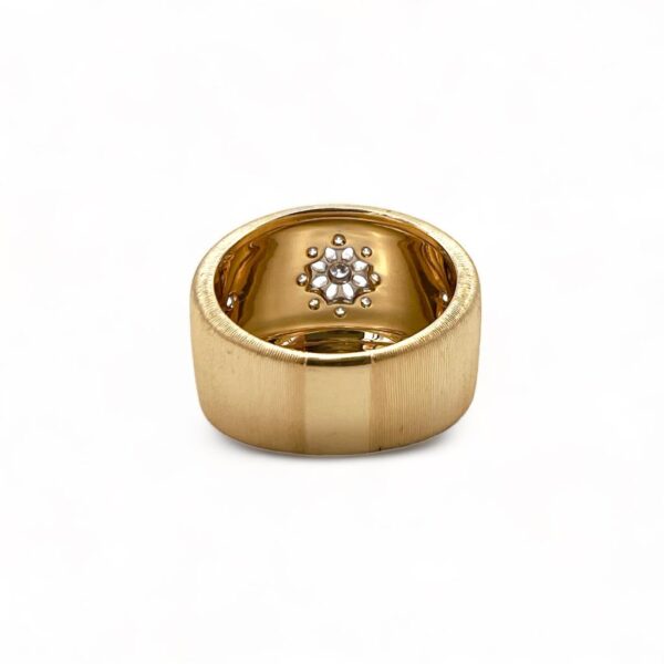 Anello fascetta in oro e diamanti art.MG354