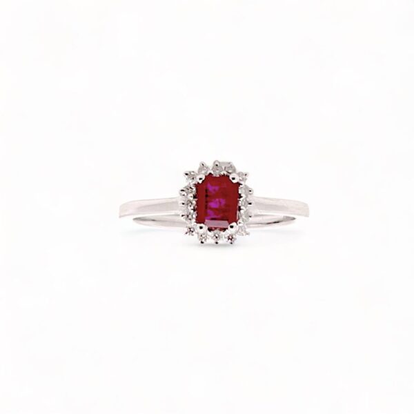 Anello rubino e diamanti BON TON art. 104655